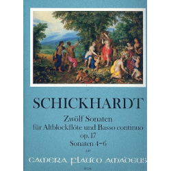 12 Sonaten op.17 Band 2 (Nr.4-6) - -Johann Christian Schickhardt