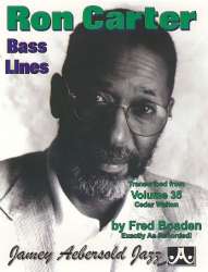 Ron Carter Bass Lines - transcribed from Cedar Walton (vol.35) : -Ron Carter