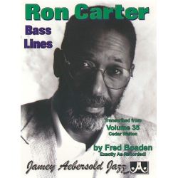Ron Carter Bass Lines - transcribed from Cedar Walton (vol.35) : -Ron Carter