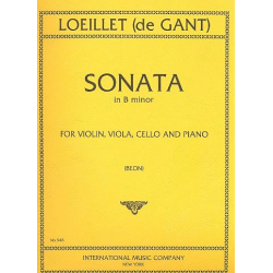 Sonata in b Minor : for violin, -Jean Baptiste (John of London) Loeillet