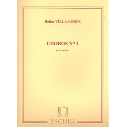 Choros no. 1 : pour guitare -Heitor Villa-Lobos