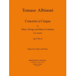 Concerto à 5 op.9,8 g minor : -Tomaso Albinoni