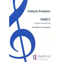 Fancy : for medium voice and piano -Francis Poulenc