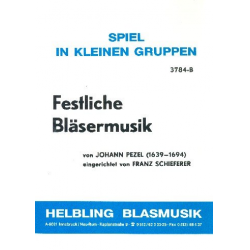 Festliche Bläsermusik -Johann Christoph Pezel