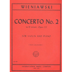 Concerto d minor no.2 op.22 : -Henryk Wieniawsky