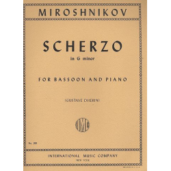 Scherzo in g Minor : for bassoon and piano -O. Miroshnikov