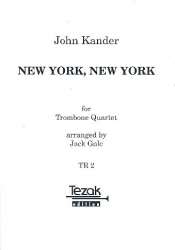 New York New York : für 4 Posaunen - John Kander