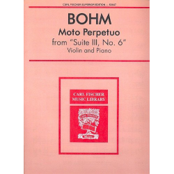 Moto perpetuo from Suite 3 No.6 : -Carl Bohm
