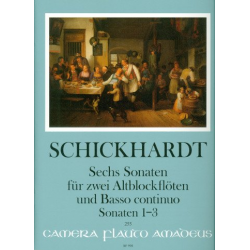 6 Sonaten Band 1 (Nr.1-3) - -Johann Christian Schickhardt