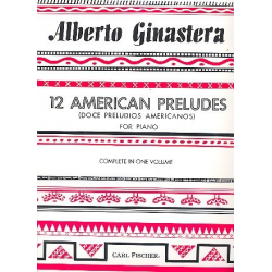 12 American Preludes : - Alberto Ginastera