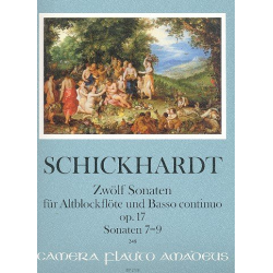 12 Sonaten Band 3 (Nr.7-9) - -Johann Christian Schickhardt