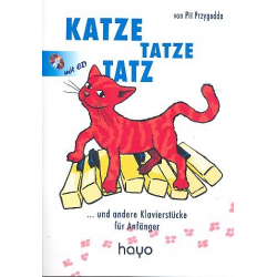 Katze Tatze Tatz (+CD) : für Klavier -Pit Przygodda