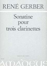 Sonatine a-moll für 3 Klarinetten -Rene Gerber