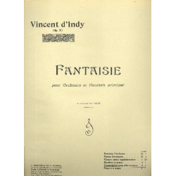 D'Indy  : Fantaisie Alto-Piano -Vincent d'Indy