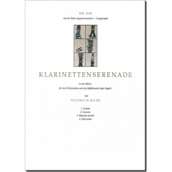 Klarinettenserenade - für 4 Klarinetten -Friedrich Milde