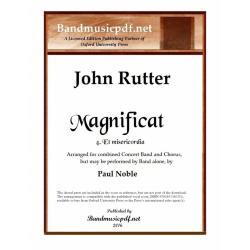 Magnificat 4. Et misericordia -John Rutter / Arr.Paul Noble