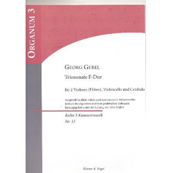 Sonate F-Dur -Georg Gebel  d.J.