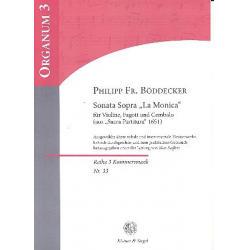 Sonata sopra La Monica g-Moll -Philipp Friedrich Böddecker / Arr.Max Seiffert