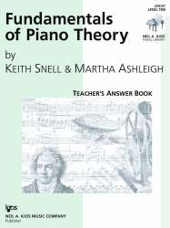 Fundamentals of Piano Theory, Level 10 Answer Book -Keith Snell / Arr.Martha Ashleigh