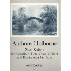 2 Suiten - für Blockflöte - Anthony Holborne