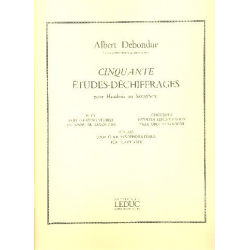 50 études-déchiffrages : pour hautbois -Albert Debondue