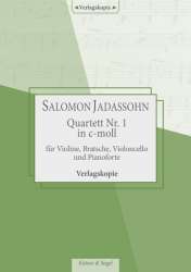 Quartett Nr. 1 - c-moll op. 77 -Salomon Jadassohn