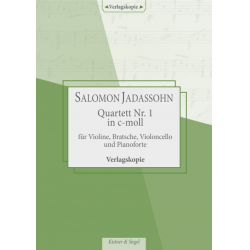 Quartett Nr. 1 - c-moll op. 77 -Salomon Jadassohn