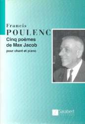 F. Poulenc : 5 Poemes De Max Jacob Chant-Piano Recueil -Francis Poulenc
