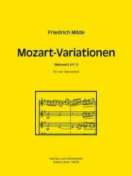 Variationen über Mozarts Menuett KV1 : -Friedrich Milde