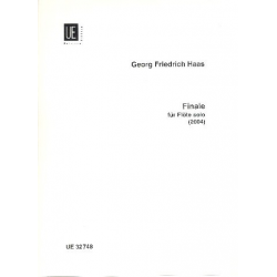 Finale : für Flöte -Georg Friedrich Haas