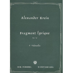 Fragment lyrique op.1a : -Alexander Krein