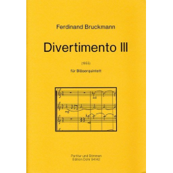 Divertimento für Bläserquintett Nr. 3 (1955) -Ferdinand Bruckmann
