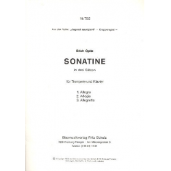 Sonatine in 3 Sätzen - für -Erich Opitz