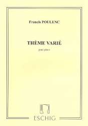 Thème varié : für Klavier -Francis Poulenc
