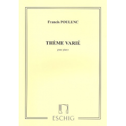 Thème varié : für Klavier -Francis Poulenc