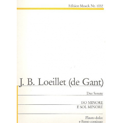 2 Sonaten c-Moll op.2,5 und g-Moll -Jean Baptiste (John of London) Loeillet