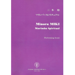 Marimba Spiritual : für Marimba -Miki Minoru