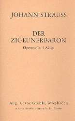 Der Zigeunerbaron - Libretto (dt) -Johann Strauß / Strauss (Sohn)