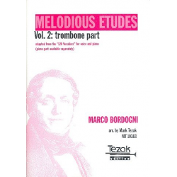Melodious Etudes vol.2 : trombone part -Marco Bordogni