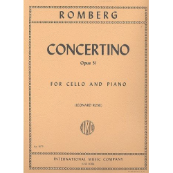 Concertino op.51 : for cello and piano -Bernhard Romberg