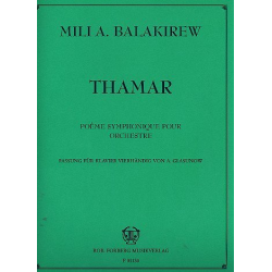 Thamar für Orchester : für Klavier -Mili Balakirew