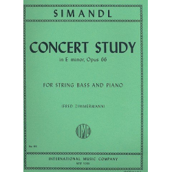 Konzert-Etüde e-Moll op.66 : -Franz Simandl