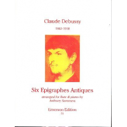 6 épigraphes antiques : for flute - Claude Achille Debussy