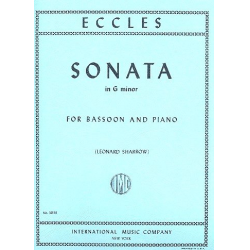 Sonate g-Moll : für Fagott und Klavier -Henry Eccles