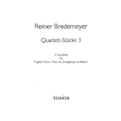 Quartett Stücke 3 -Reiner Bredemeyer