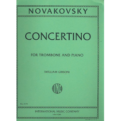 Concertino : for trombone -Josef Novakovsky / Arr.William Gibson