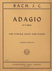 Adagio e minor : for double -Johann Christian Bach