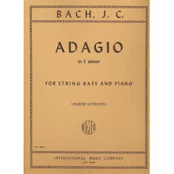Adagio e minor : for double -Johann Christian Bach