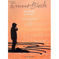 Paysages (landscapes) : for string -Ernest Bloch
