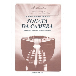 Sonata da camera : für Mandoline -Giovanni Battista Gervasio